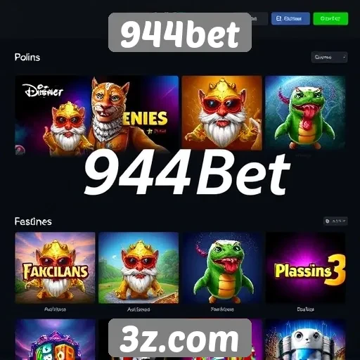 Análise dos jogos disponíveis no site 944bet