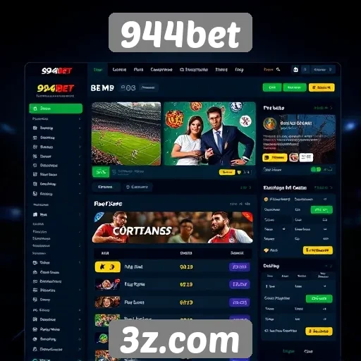 Avaliação da interface do usuário do site 944bet